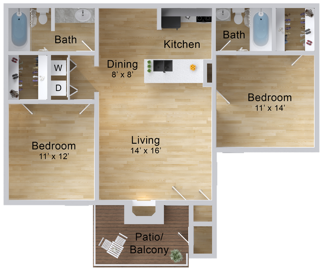 Unit 0203 0203 floor plan